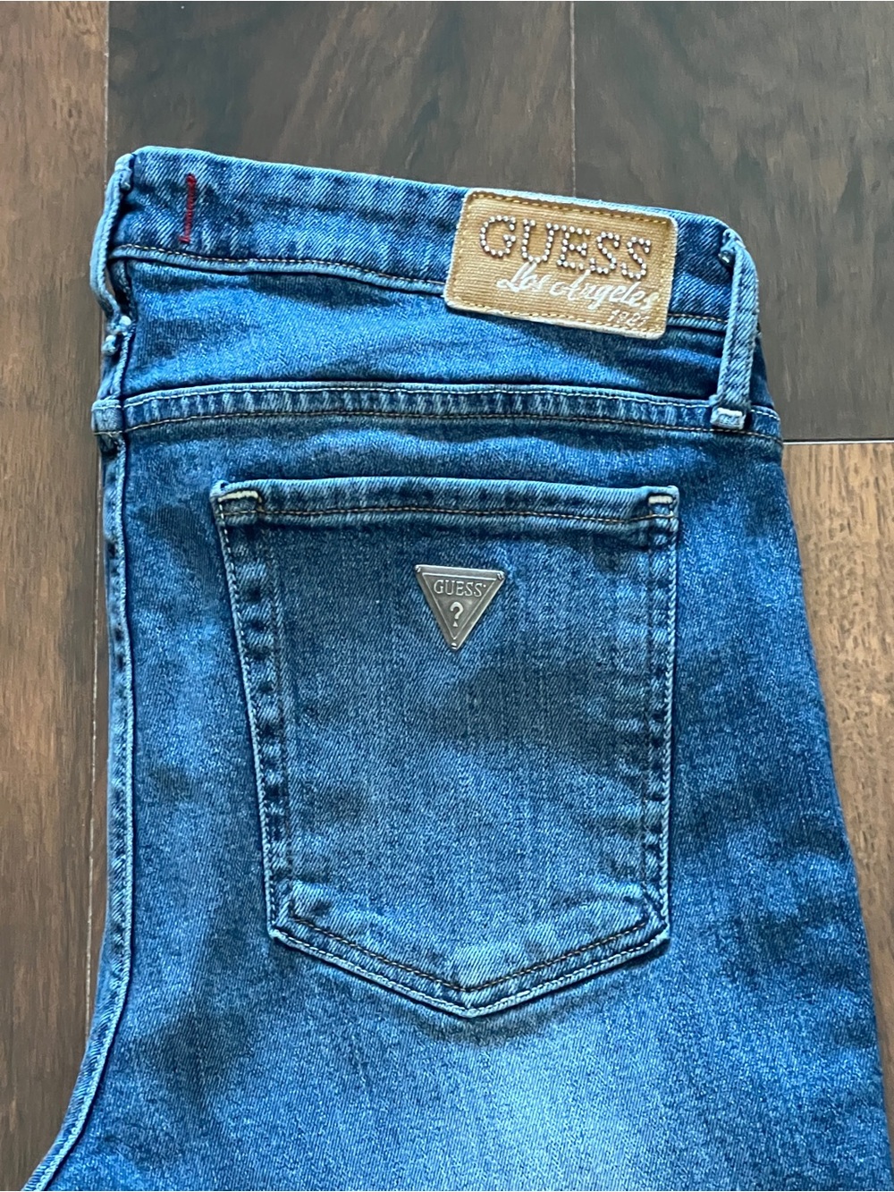 Vintage Guess Patchwork High Rise Skinny Jeans - Picture 4 of 7